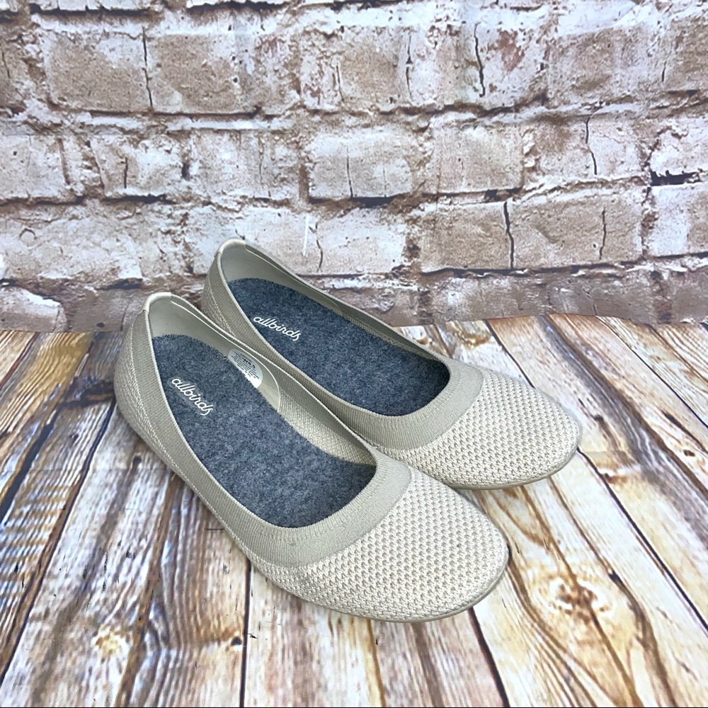 Allbirds Tree Breezers Wheat Dark Beige Sole 8.5